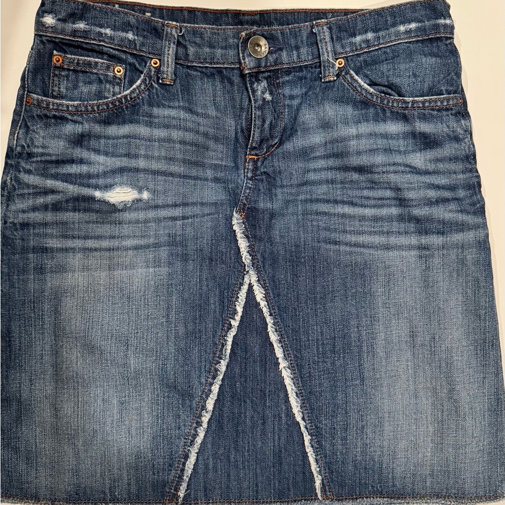 Ladies Banana Republic demin jean skirt size 6